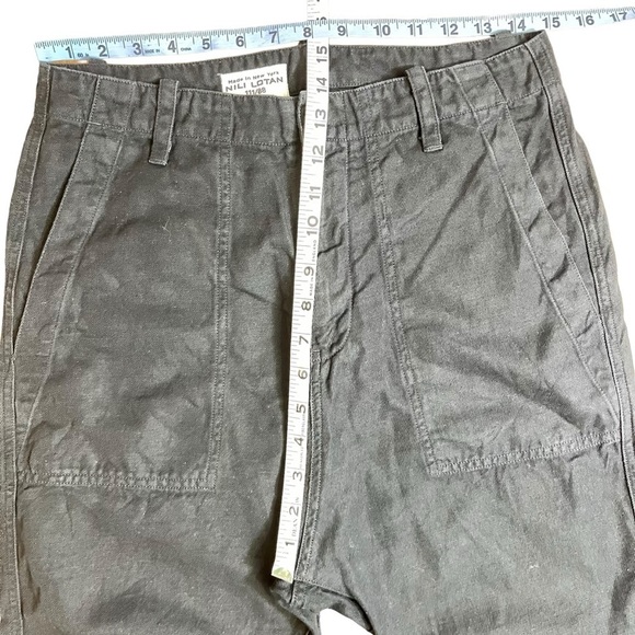 Nili Lotan Paris Cropped Pants Relaxed Fit Dropped Crotch in Black Sz 2 - Picture 5 of 10